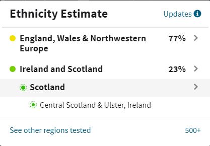 Ethnicity estimate